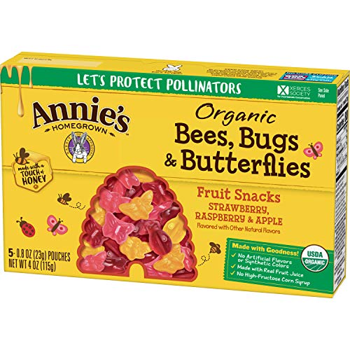 Annies Homegrown Homegrown Bees, Bugs, &Amp; Butterflies Fruit Snac