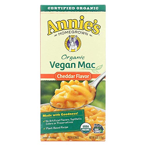 Annies Homegrown, Mac&Amp;Chs, Og2, Vgn, Ched Flav, Pack Of 12, Siz