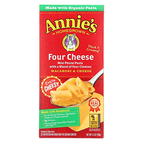 Annies Homegrown Macaroni &Amp; Cheese; Four Cheese - Case Of 12 -