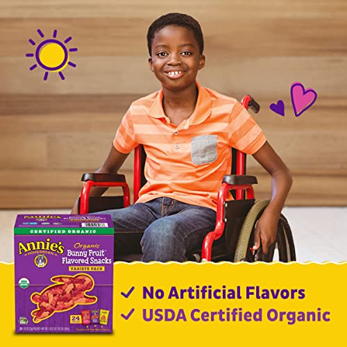 Annies Homegrown Organic Bunny Fruit Snacks, Gluten Free, Varie...