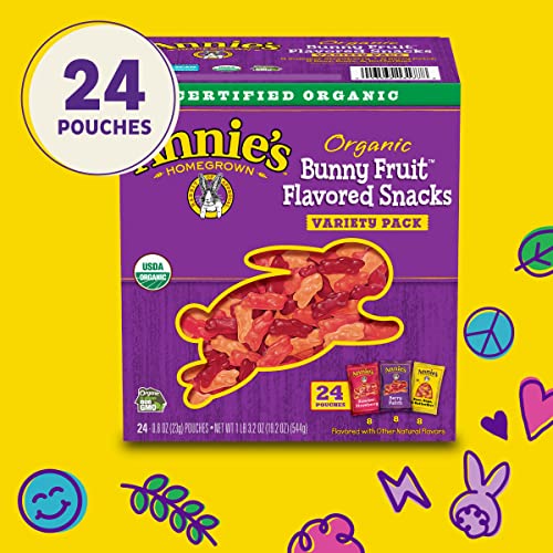 Annies Homegrown Organic Bunny Fruit Snacks, Gluten Free, Varie...