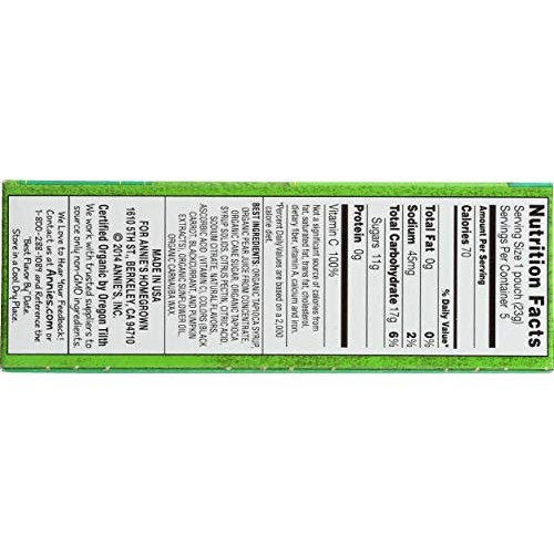 Annies Homegrown - Organic Bunny Fruit Snacks Tropical Treat -