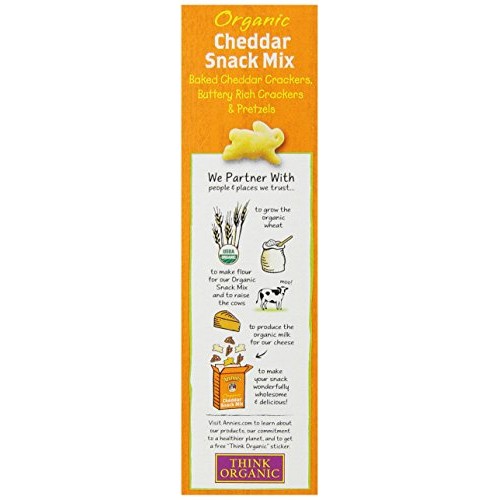 Annies Homegrown Organic Snack Mix Bunnies Cheddar, 9 Oz