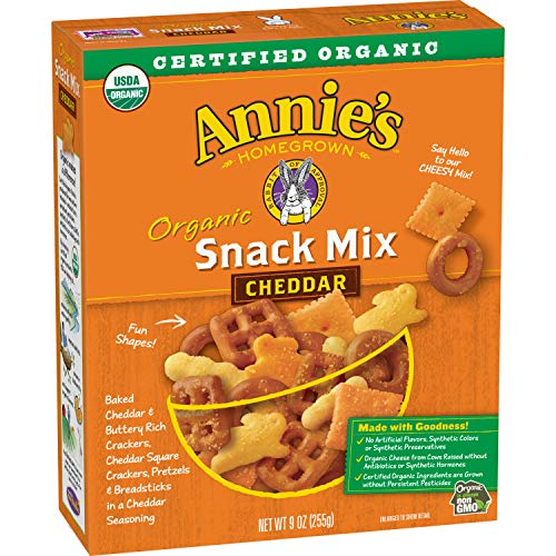 Annies Homegrown Organic Snack Mix Bunnies Cheddar, 9 Oz