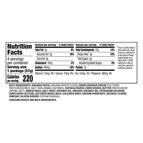 Annies HomegrownWhite Cheddar Microwave Mac & Cheese with Organ...