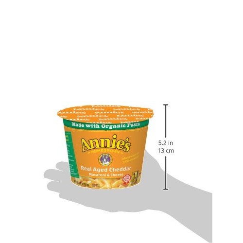 Annies Macaroni And Cheese, Microwave Cups, Pasta &Amp; Real Aged C