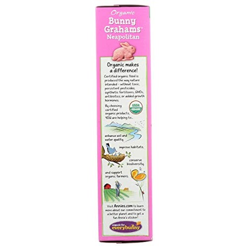 Annies Organic Bunny Grahams Neapolitan, 7.5 Oz Box