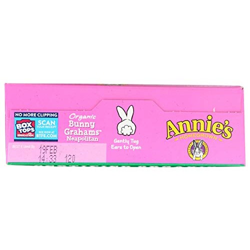 Annies Organic Bunny Grahams Neapolitan, 7.5 Oz Box