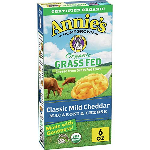 Annies Organic Classic Mild Cheddar Macaroni And Cheese, Grass