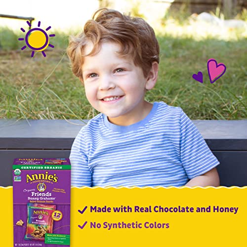 Annies Organic Friends Bunny Honey Chocolate &Amp; Chocolate Chip B