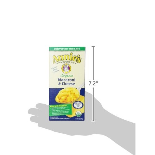 Annies Organic Macaroni &Amp; Cheese, Classic Cheddar, 6 Oz