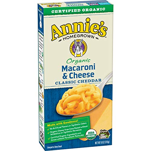 Annies Organic Macaroni &Amp; Cheese, Classic Cheddar, 6 Oz
