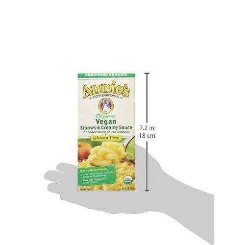 Annies Organic Vegan Gluten-Free Elbows &Amp; Creamy Sauce Macaroni