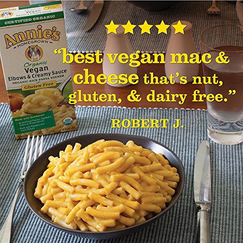 Annies Organic Vegan Gluten-Free Elbows &Amp; Creamy Sauce Macaroni