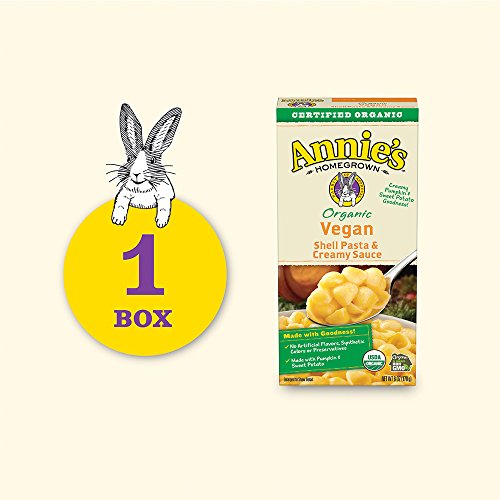 Annies Organic Vegan Shell &Amp; Creamy Sauce Dinner Pasta, 6 Oz