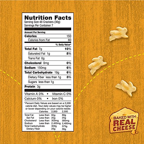 Annies Organic White Cheddar Bunnies Baked Snack Crackers, 7.5 Oz