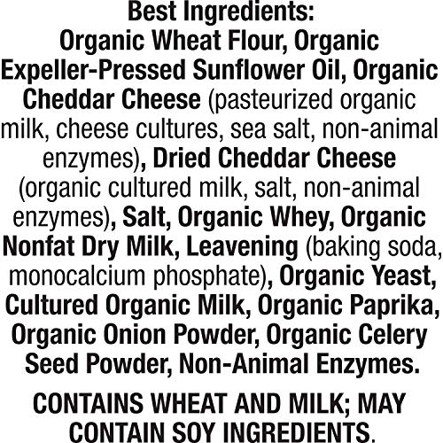 Annies Organic White Cheddar Bunnies Baked Snack Crackers, 7.5 Oz