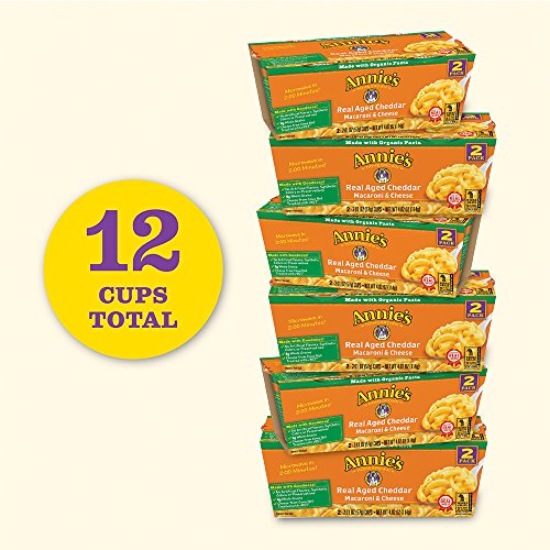 Annies Real Aged Cheddar Macaroni &Amp; Cheese, Microwavable Mac &Amp;