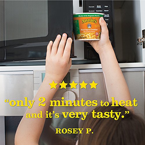 Annies Real Aged Cheddar Macaroni &Amp; Cheese, Microwavable Mac &Amp;