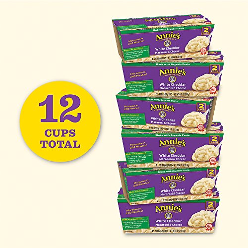 Annies White Cheddar Macaroni &Amp; Cheese, Microwavable Mac &Amp; Chee
