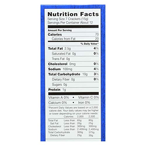 Organic Saltine Bunny Cracker 6.50 Ounces Case Of 12