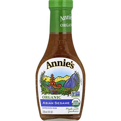 Annies Naturals Organic Dressing Asian Sesame, 8-Ounce Bottles