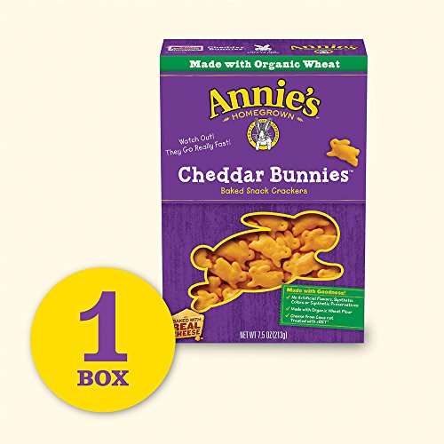 Annies Cheddar Bunnies Baked Snack Crackers, 7.5 Oz