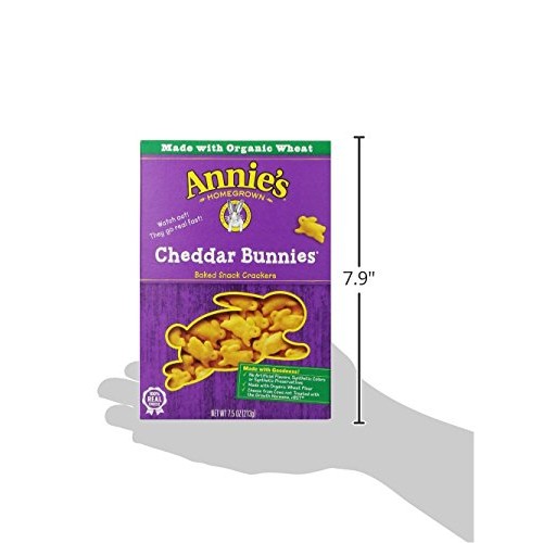 Annies Cheddar Bunnies Baked Snack Crackers, 7.5 Oz