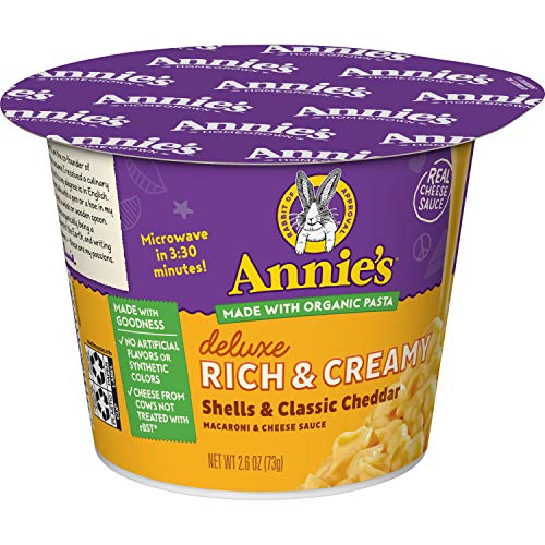 Annies Deluxe Rich &Amp; Creamy Shells &Amp; Classic Cheddar Macaroni &Amp;
