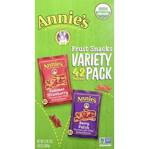 Annies Homegrown Homegrown Fruit Snacks Variety Pack Net Wt 42