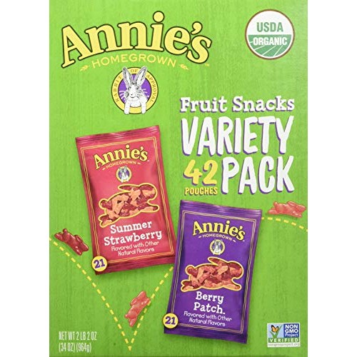 Annies Homegrown Homegrown Fruit Snacks Variety Pack Net Wt 42