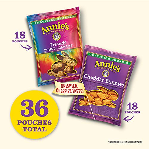 Annies Homegrown Homegrown Bunny Snacks 36 Pouches 1 Oz Favorit