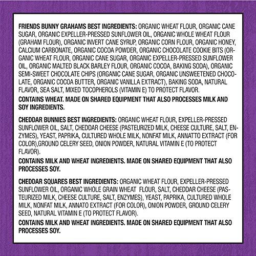 Annies Variety Snack Pack, Cheddar Bunnies/Friends Bunny Graham