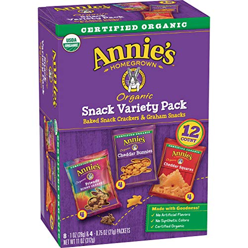 Annies Variety Snack Pack, Cheddar Bunnies/Friends Bunny Graham