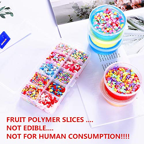 Anphnie Fake Candy Sweets Sugar Sprinkles - 10 Packs Of Colorful