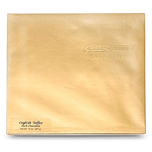Anthony Thomas, Dark Chocolate English Toffee Gift Box, Rich Alm...