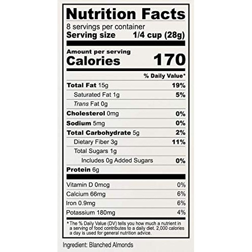 Anthonys Almond Flour Blanched, 8Oz, Batch Tested Gluten Free,