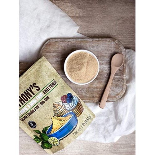 Anthonys Erythritol And Monk Fruit Sweetener Golden, 1 Lb, Gran