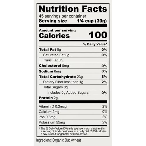 Anthonys Organic Buckwheat Flour, 3 lb, Grown in USA, Gluten Fr...
