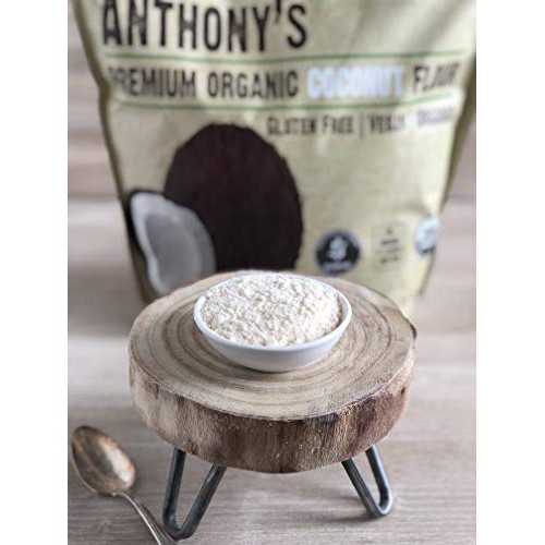 Anthonys Organic Coconut Flour, 4 Lb, Batch Tested Gluten Free,