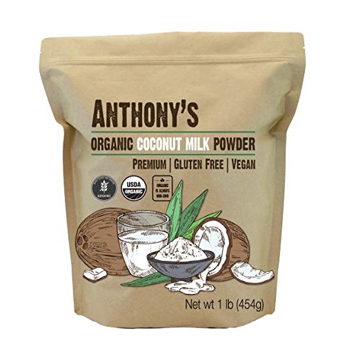 Anthonys Organic Coconut Milk Powder, 1 lb, Gluten Free, Vegan ...