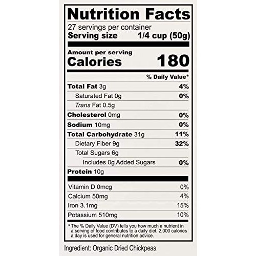 Anthonys Organic Dried Chickpeas, 3 Lb, Dry Garbanzo Beans, Glu