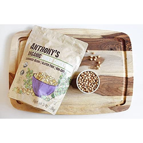 Anthonys Organic Dried Chickpeas, 3 Lb, Dry Garbanzo Beans, Glu