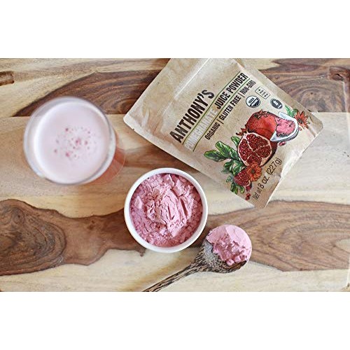 Anthonys Organic Pomegranate Juice Powder, 8 Oz, Gluten Free, N