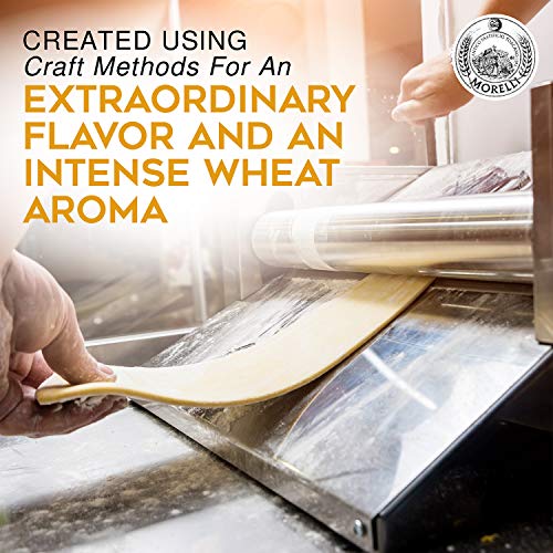 Morelli Linguine Pasta With Wheat Germ, Spinach &Amp; Red Chili Flav