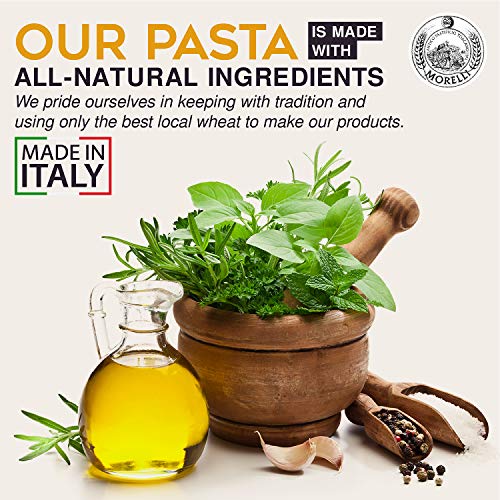 Morelli Pasta Tricolor Linguine Trio Set - 3 Flavors Of Imported