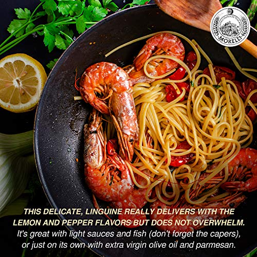 Morelli Pasta Tricolor Linguine Trio Set - 3 Flavors Of Imported