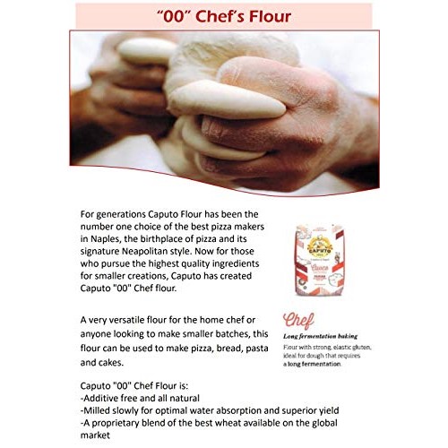 Antimo Caputo Chefs Flour 2.2 Pound Pack Of 2 - Italian Double