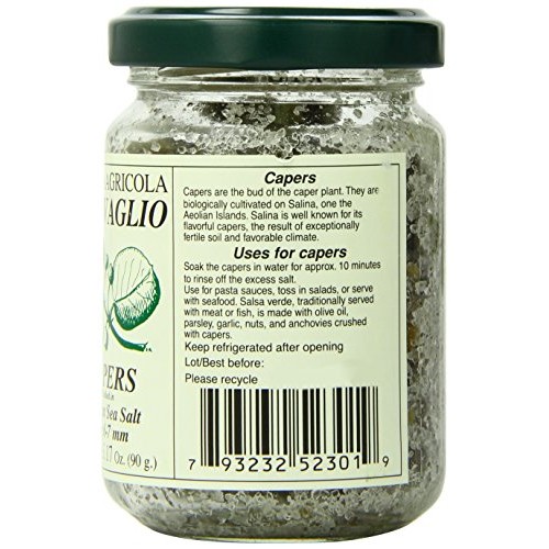 Antonino Caravaglio Salted Capers, 3.2 Ounce