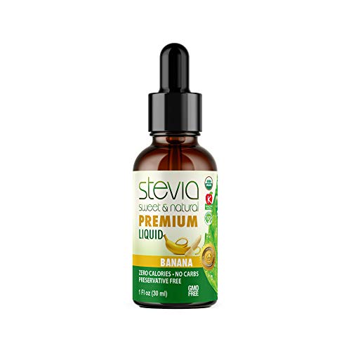 Banana Premium Quality Stevia Drops | Organic Liquid Stevia Swee